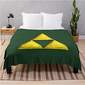 Gold Triforce Throw Blanket RB1608