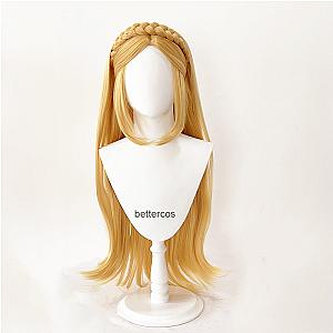 Princess Zelda Golden Blonde Braided Heat Resistant Synthetic Hair Wigs