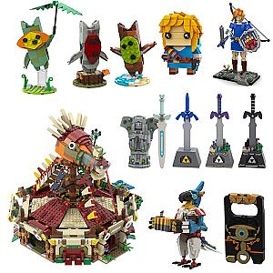 Zeldad Ruins Guardian Link Master Sword Stable Keglo Seeds Building Blocks