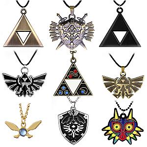 The Legend of Zeldas Games Sword Bow Arrow Shield Cosplay Necklace