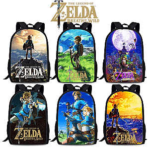 The Legend of Zelda Game Scene and Characters Backpack