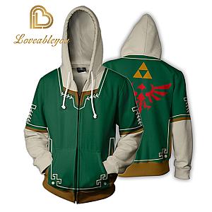 Legend of Zelda Full Zipper Hoodies Jackets