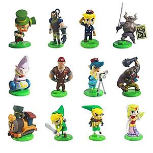 12pcs/set The Legend of Zelda Link Q Version Handmade Action Figure Toys