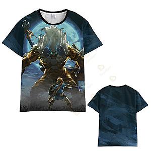 Zelda Breath of The Wild Game Characters Link T-shirt