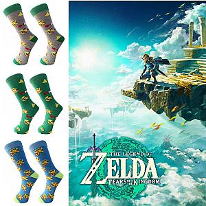 Game The Legend of Zelda Tears of the Kingdom Link Socks