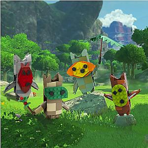 Zelda Breath of The Wild Tan Korok Yahaha Building Blocks Set