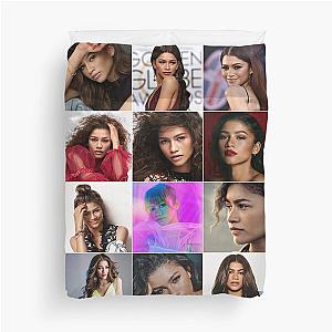 Zendaya Cute Photo Collage Duvet Cover