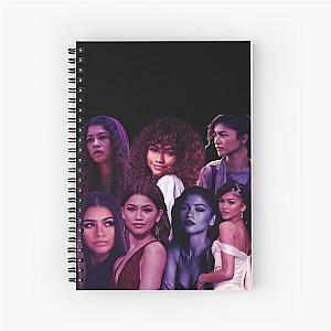 Zendaya collage tribute design 2022 Spiral Notebook