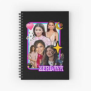 Zendaya Zipped Hoodie Spiral Notebook