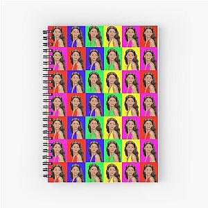 Zendaya Pop Art Digital Drawing Spiral Notebook