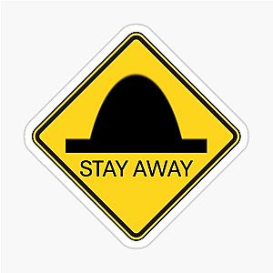 Stay Away Sticker featuring Zendaya Hat Theory