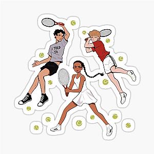 Challengers Movie Sticker - Zendaya and Mike Faist and Josh O'Connor - Challengers Film