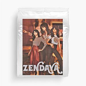 70s babe Zendaya Duvet Cover