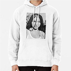 Black and white Zendaya Pullover Hoodie