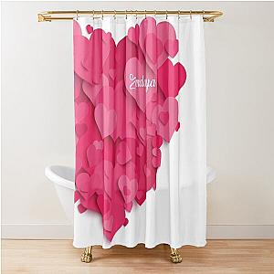 Love Romantic Gift for Girlfriend Zendaya Birthday Shower Curtain