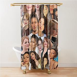 Emma Stone and Zendaya Shower Curtain