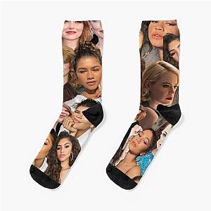 Emma Stone and Zendaya Socks