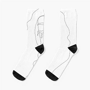 Zendaya Glitter Tattoo Style Euphoria Socks