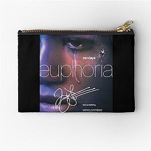 Zendaya Signed Euphoria Poster Zipper Pouch