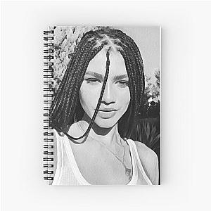 Zendaya painting in black and white Spiral Notebook