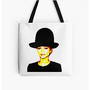 Zendaya hat theory brain rot All Over Print Tote Bag