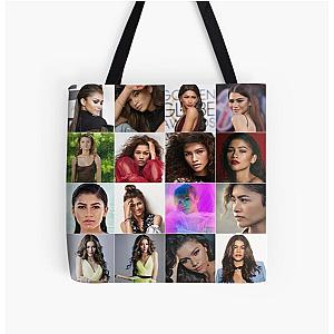 Zendaya Cute Photo Collage Tote Bag
