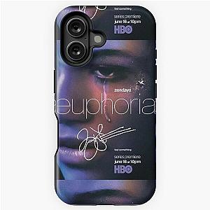Zendaya Signed Euphoria Poster iPhone Case