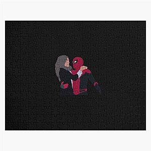 Tom Holland and Zendaya Lightweight Sweatshirt Jigsaw Puzzle
