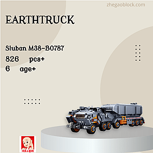 Sluban Block M38-B0787 EarthTruck Movies and Games