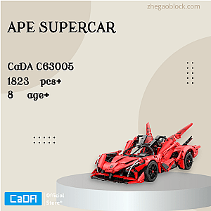 CaDa Block C63005 APE SuperCar Technician