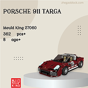 MOULD KING Block 27060 Porsche 911 Targa Technician
