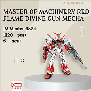 IM.Master Block 6824 Master of Machinery Red Flame Divine Gun Mecha Technician