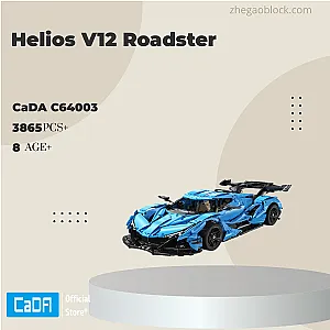 CaDa Block C64003 Helios V12 Roadster Technician