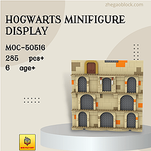 MOC Factory Block 50516 Hogwarts Minifigure Display Movies and Games