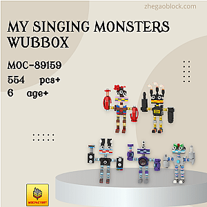 MOC Factory Block 89159 My Singing Monsters Wubbox Movies and Games