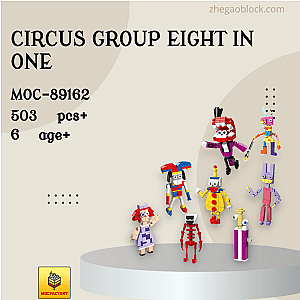 MOC Factory Block 89162 Circus Group Eight In One Movies and Games