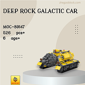 MOC Factory Block 89147 Deep Rock Galactic Car Technician