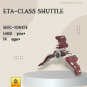 MOC Factory Block 108474 Eta-class Shuttle Star Wars