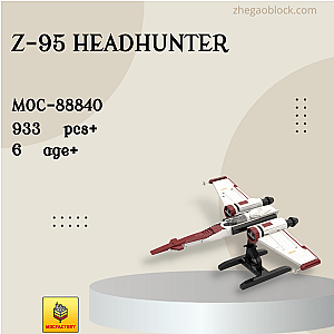 MOC Factory Block 88840 Z-95 Headhunter Star Wars