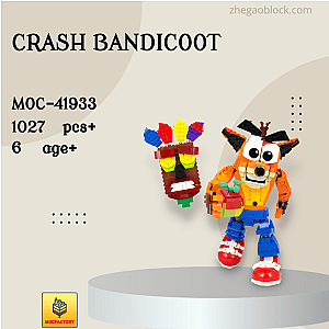 MOC Factory Block 41933 Crash Bandicoot Movies and Games