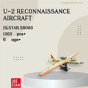 JIESTAR Block 58093 U-2 Reconnaissance Aircraft Military