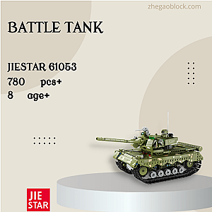 JIESTAR Block 61053 Battle Tank Military