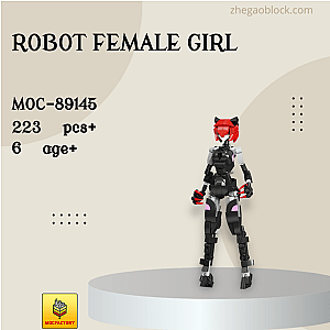 MOC Factory Block 89145 Robot Female Girl Movies and Games