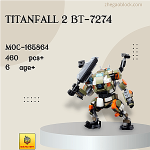 MOC Factory Block 165864 Titanfall 2 BT-7274 Movies and Games