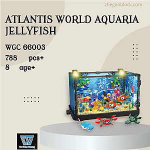 WGC Block 66003 Atlantis World Aquaria Jellyfish Creator Expert