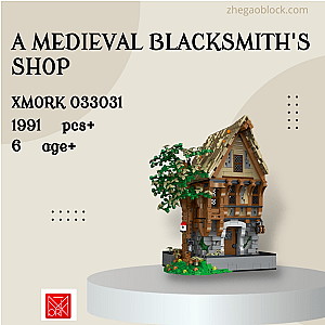 MORK Block 033031 A Medieval Blacksmith's Shop Modular Building