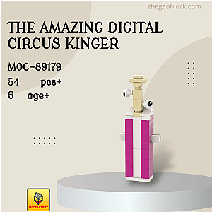 MOC Factory Block 89179 The Amazing Digital Circus Kinger Movies and Games