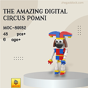 MOC Factory Block 89182 The Amazing Digital Circus Pomni Movies and Games