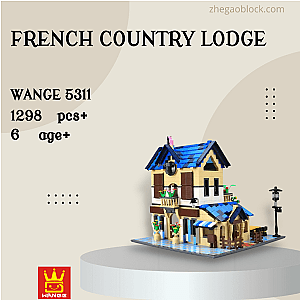 WANGE Block 5311 French Country Lodge Modular Building