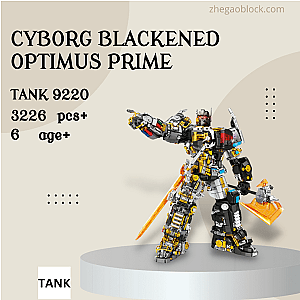 TANK Block 9220 Cyborg Blackened Optimus Prime Movies and Games